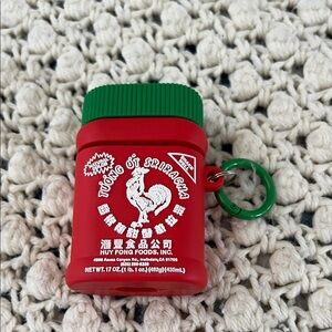 Red Sriracha AirPod case BN